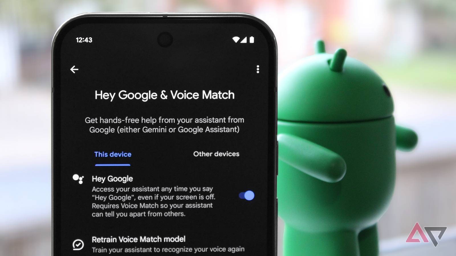 Caixa de prompt de bate-papo Pergunte ao Gemini no Google Pixel 9 Pro XL