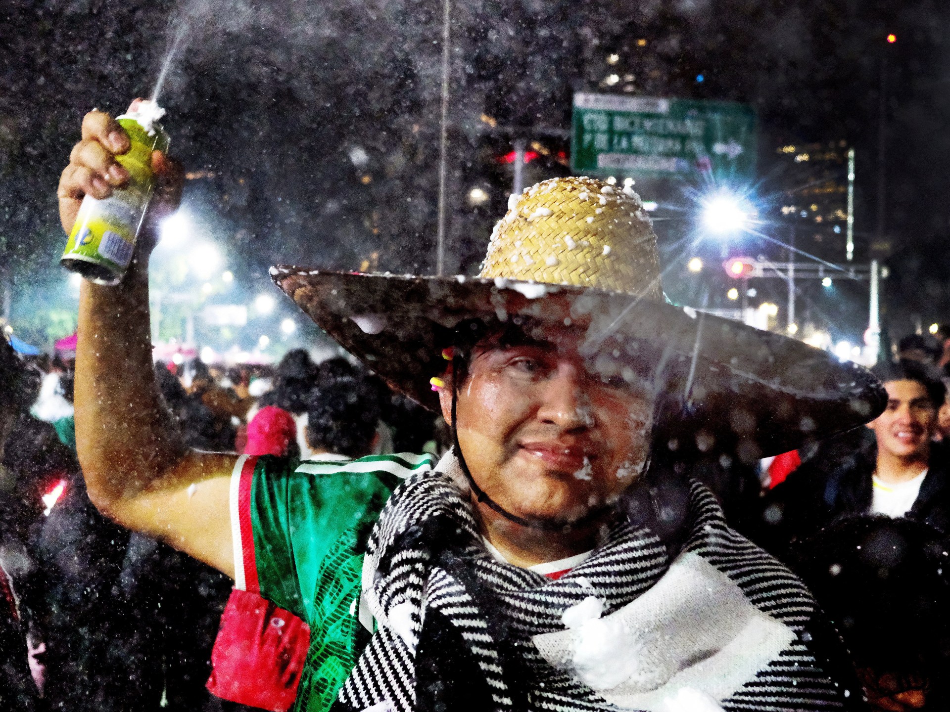 Em fotos: México comemora vitória histórica na Copa do Mundo