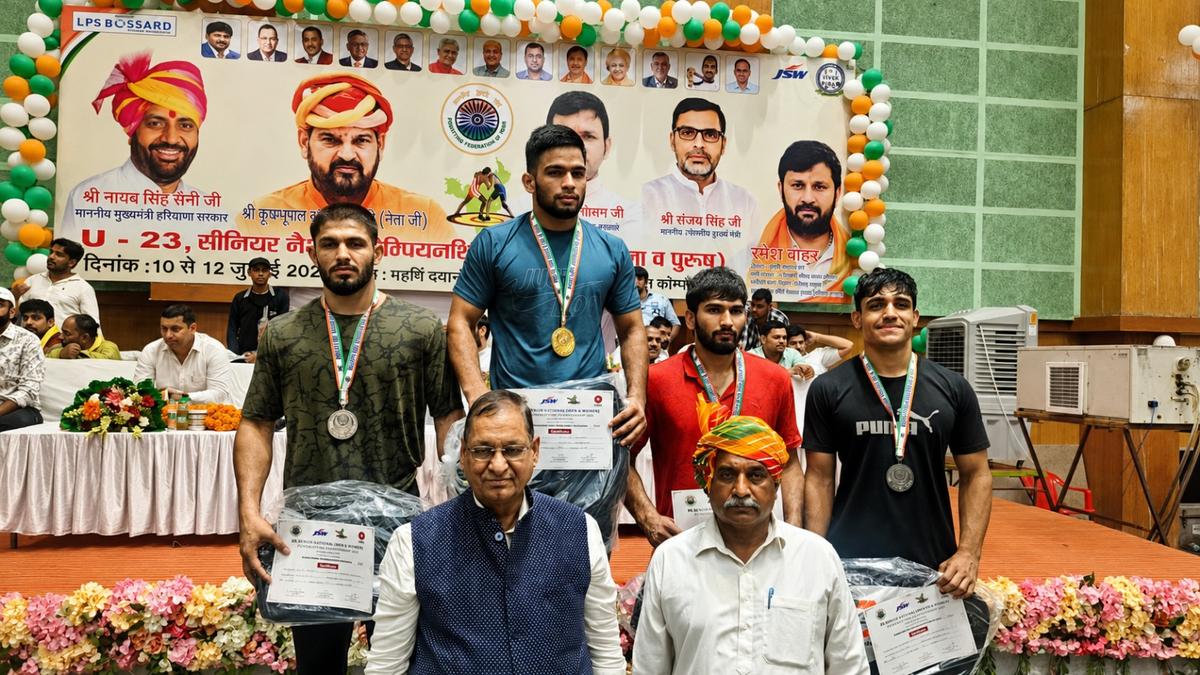 Encerramento esportivo indiano, 14 de julho: Haryana conquista títulos de equipe no campeonato nacional de luta livre sub-23