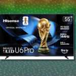 Esta mini TV Hisense de 55 polegadas está com 38% de desconto agora
