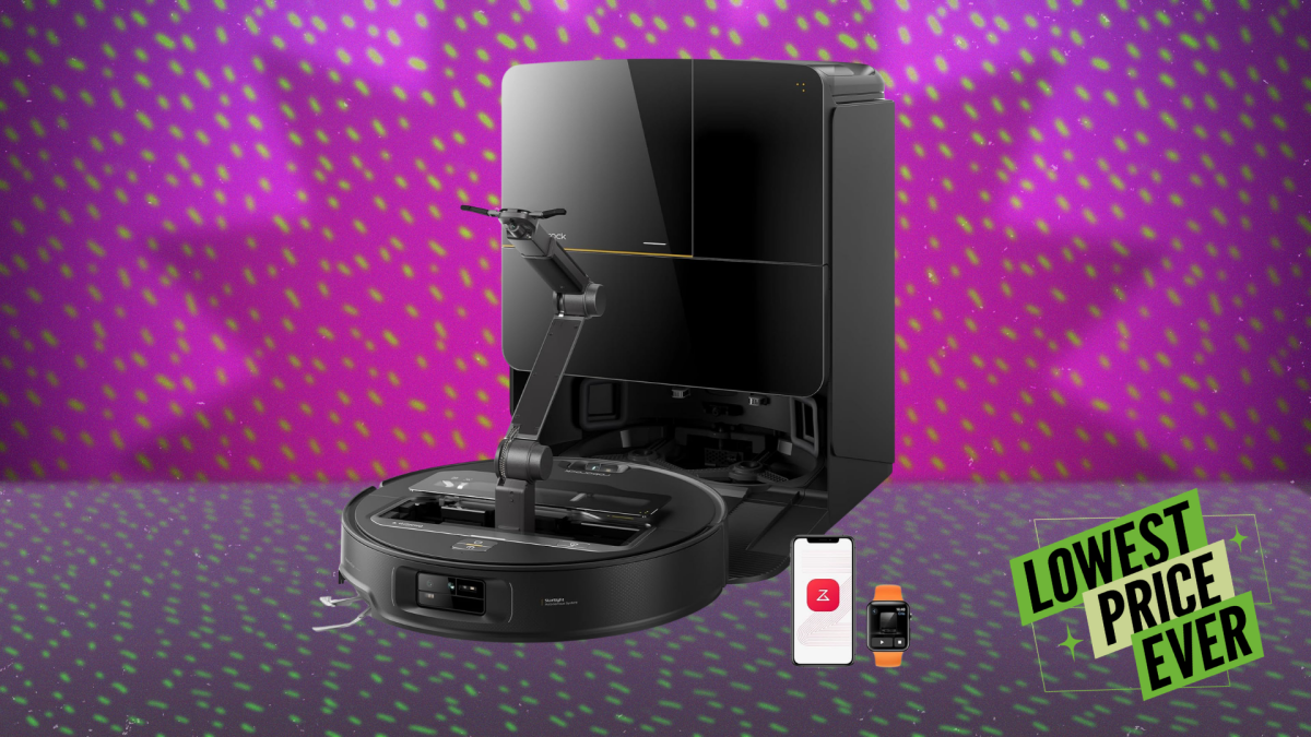 Este Roborock Smart Vacuum tem um braço robótico e está com 50% de desconto agora