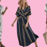 Este vestido envolvente de US $ 27 grita 'Mãe rica de férias na Grécia'