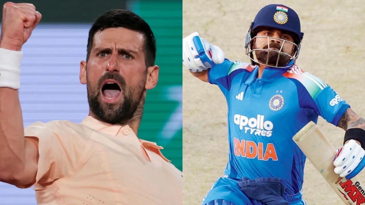 'Eu adoraria jogar críquete e tênis com Virat Kohli...': Djokovic