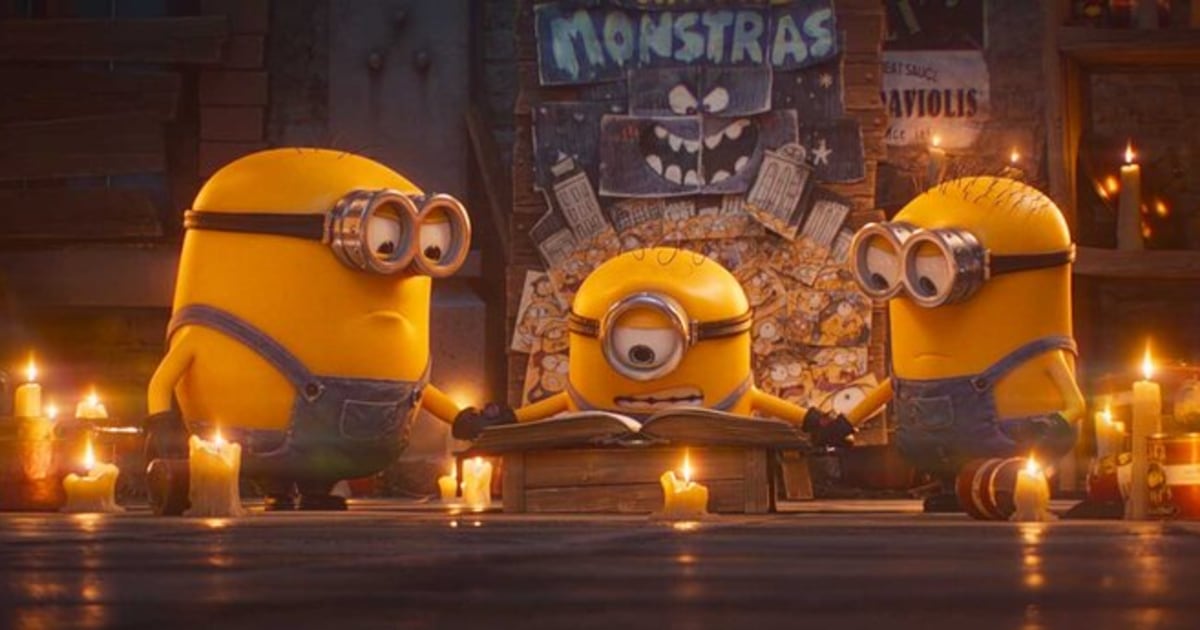 Ed, James e Henry aparecem durante uma cena em