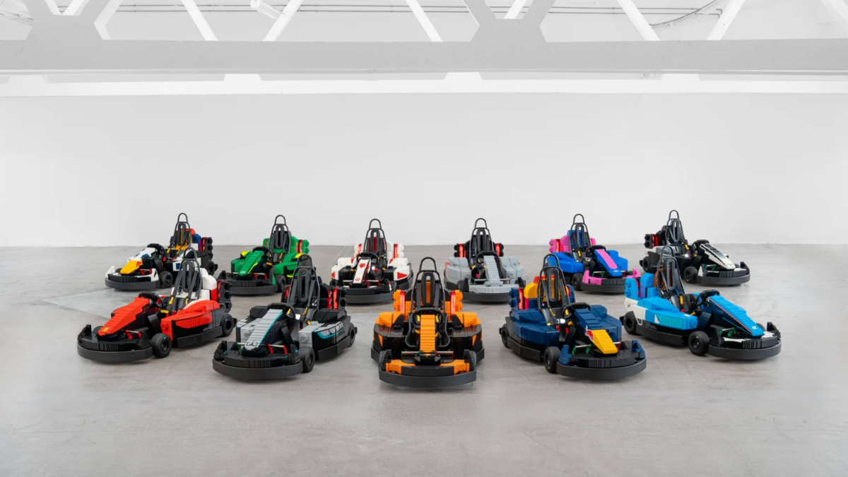 F1 e Lego estão se unindo no GP da Inglaterra – o show pré-corrida apresenta 22 minicarros Lego dirigíveis