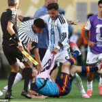 A FIFA deve iniciar uma investigação sobre o comportamento violento de Leandro Paredes e outros jogadores argentinos depois que a final da Copa do Mundo se transformou em cenas violentas