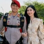 Febby Rastanty Dampingi Suami di HUT Polri ke-80, Ini Sosok AKP Sudrajad Djumantara yang Ikut Atraksi Terjun Payung