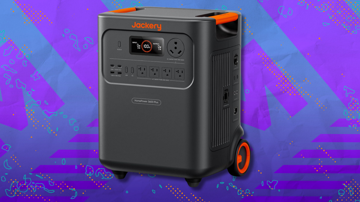 Fique ligado em qualquer tempestade com 42% de desconto no Jackery HomePower 3600 Plus
