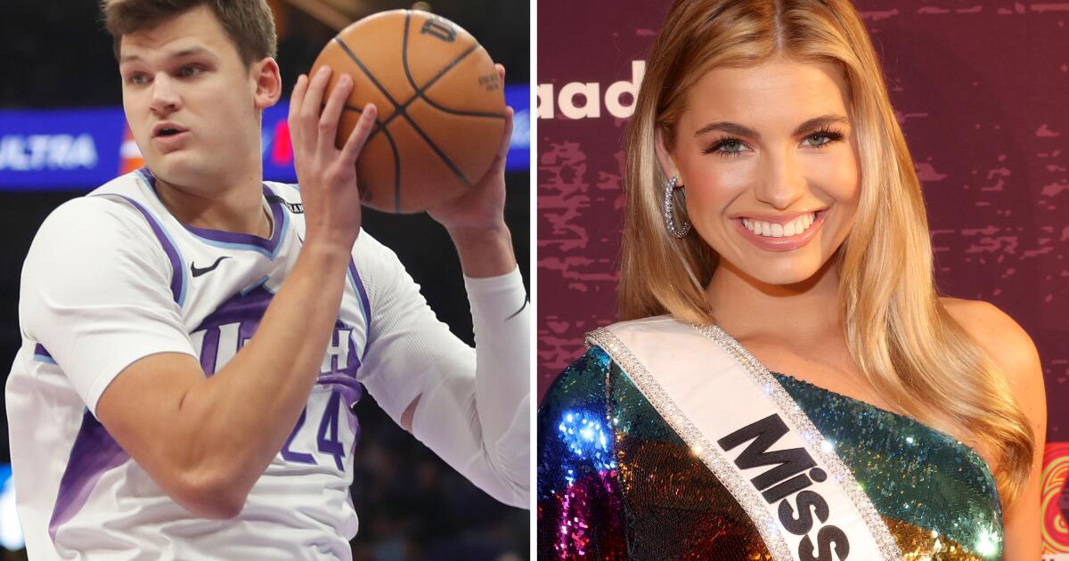 Fogos de artifício! O novo pivô do Lakers, Walker Kessler, propôs a Miss América Abbie Stockard em 2025
