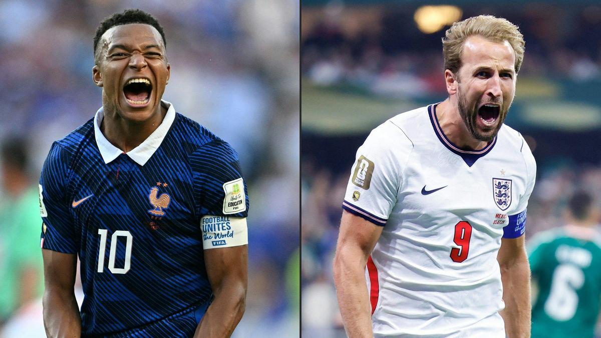 França x Inglaterra AO VIVO - Copa do Mundo FIFA; Escalações previstas de FRA x ENG; Mbappe assumirá a liderança na corrida da Chuteira de Ouro?