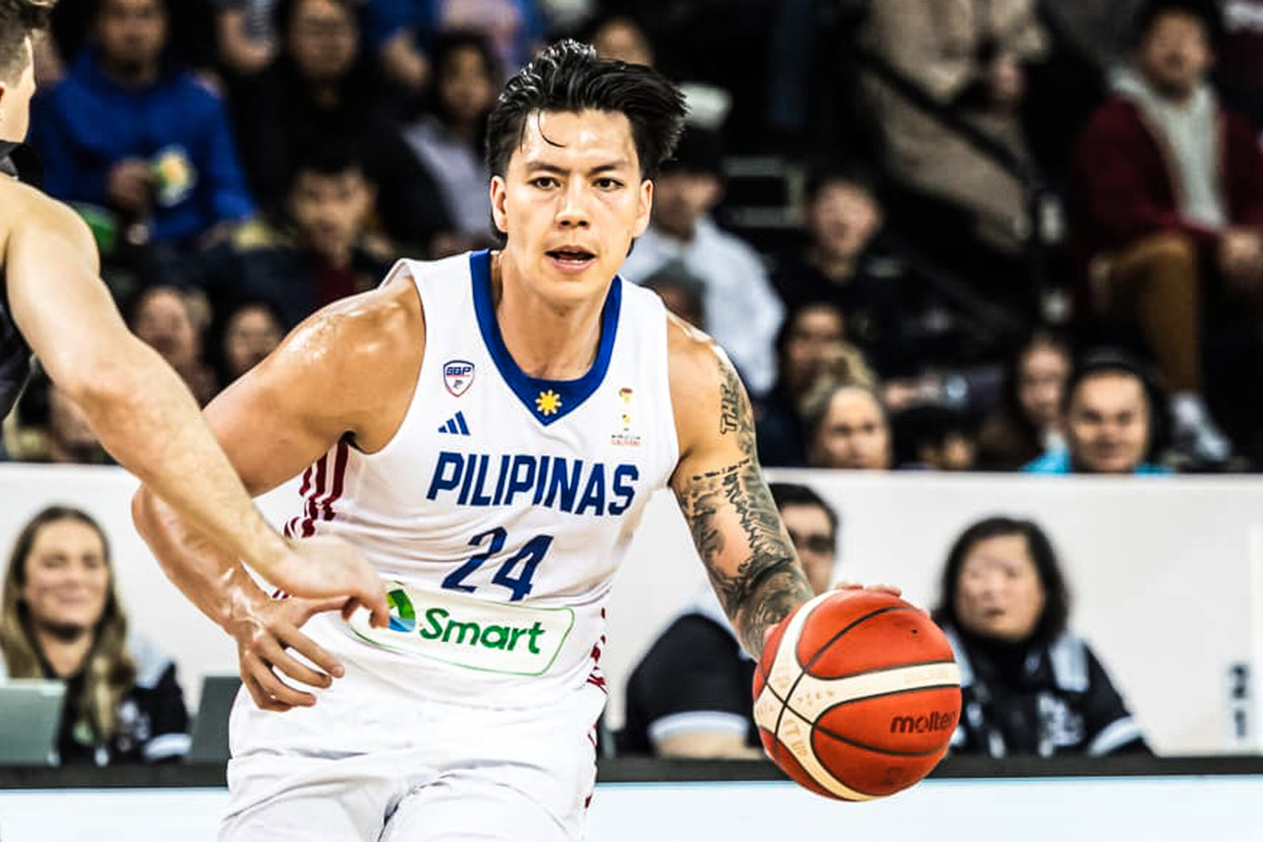 Dwight Ramos Gilas Pilipinas x Austrália Fiba nas eliminatórias asiáticas para a Copa do Mundo