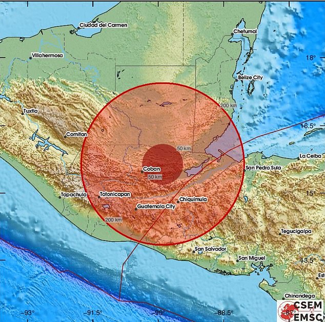 A atividade sísmica ocorreu perto da costa de Chiapas, no México, que fica ao longo de um cinturão em forma de ferradura de 40 mil quilômetros ao redor do Oceano Pacífico, que contém cerca de 75% dos vulcões ativos e adormecidos da Terra e produz cerca de 90% dos terremotos do mundo.