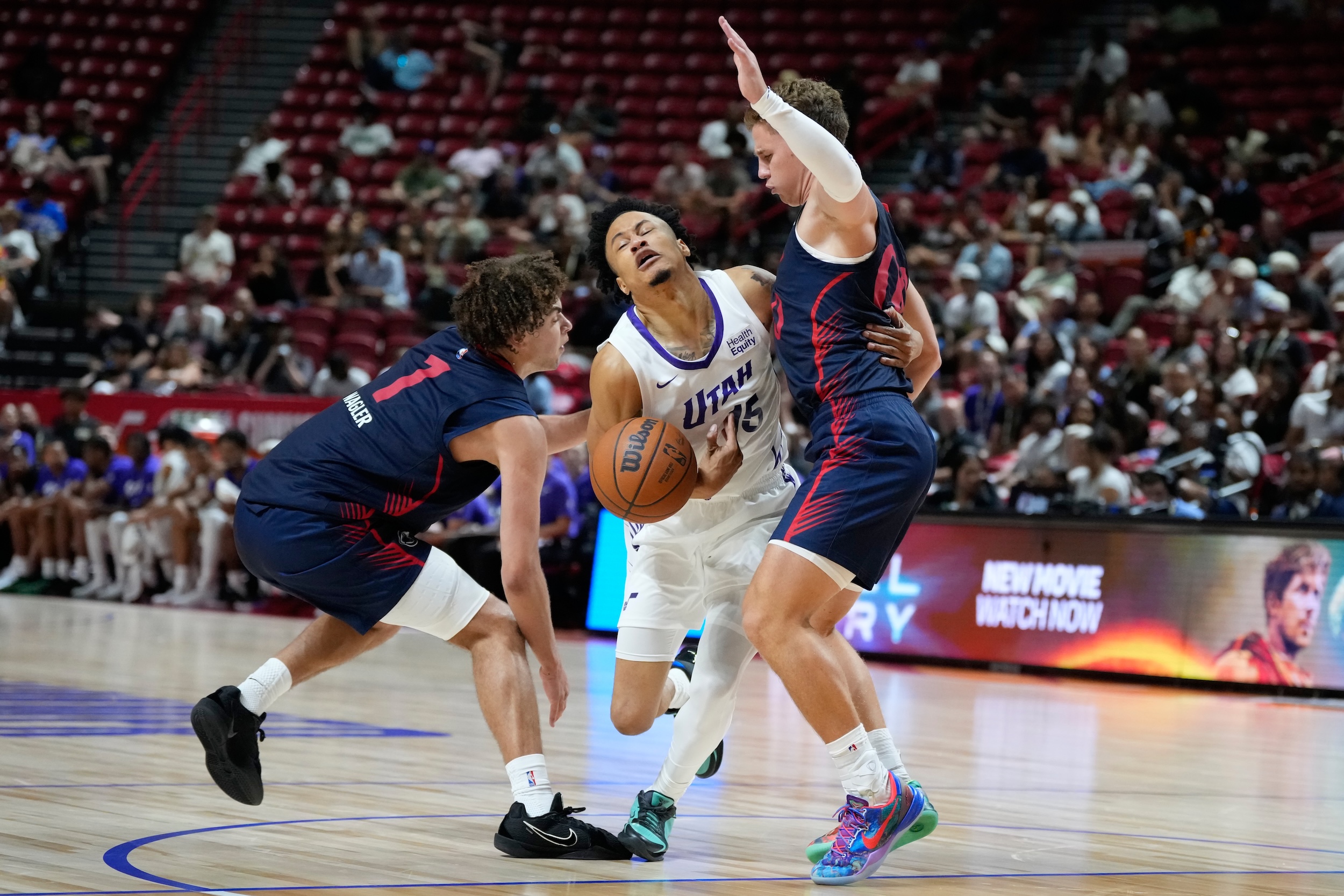 Trey Alexander Utah Jazz guarda NBA Summer League