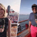 HOJE Âncoras assumem o controle dos navios do porto de Nova York para o 250º aniversário da nação