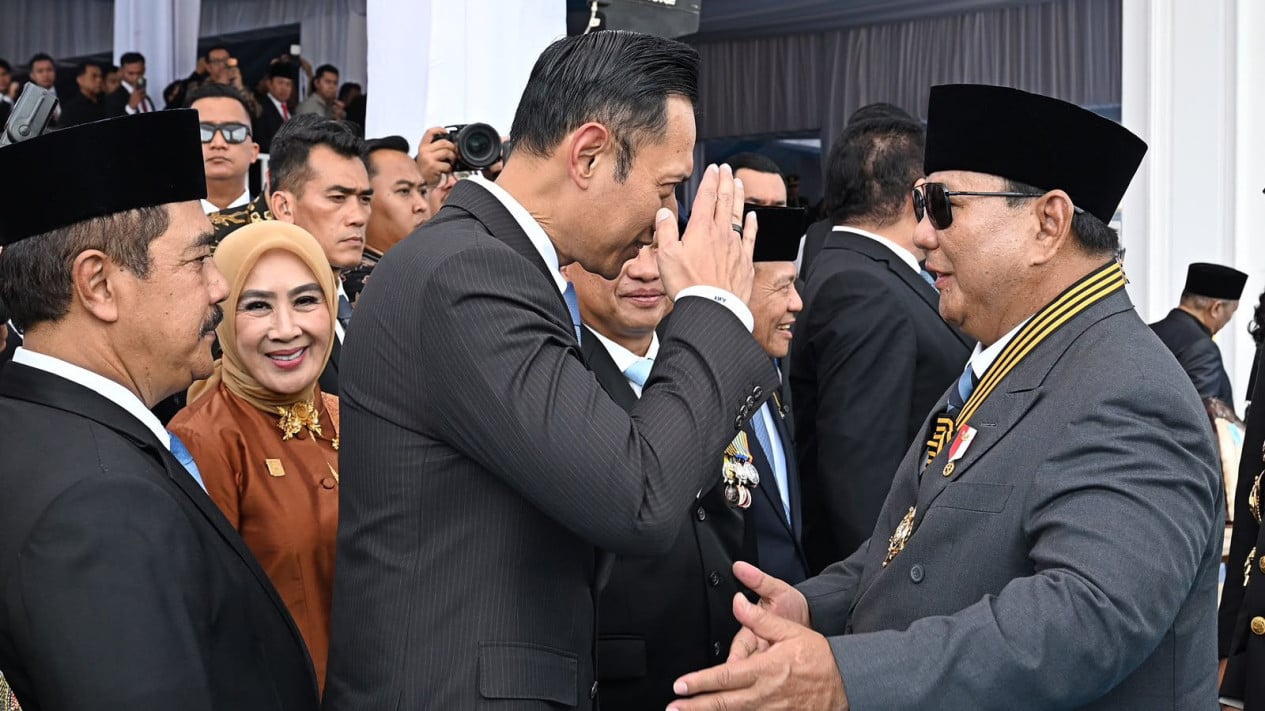 HUT ke-80 Bhayangkara, Begini Pesan AHY para Polri