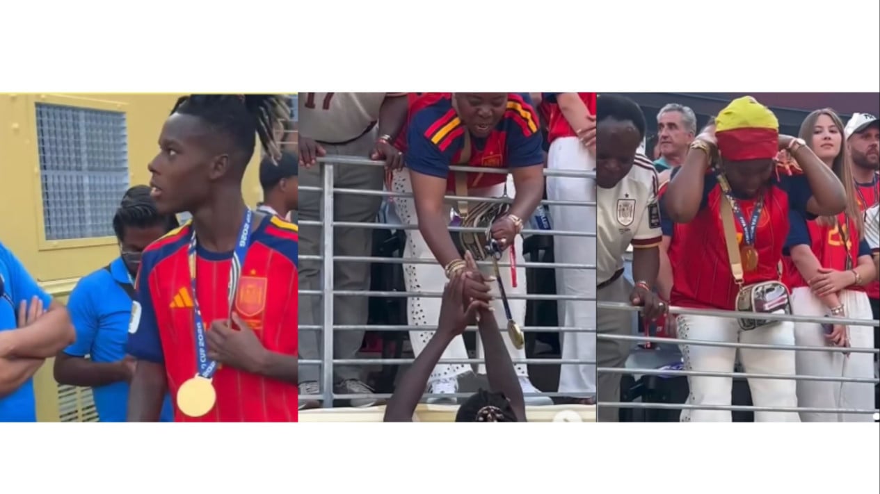 Haru di Balik Gelar Juara Dunia Spanyol: Nico Williams Lepas Medali Emas para Sang Ibu, Kisahnya Bikin Terenyuh