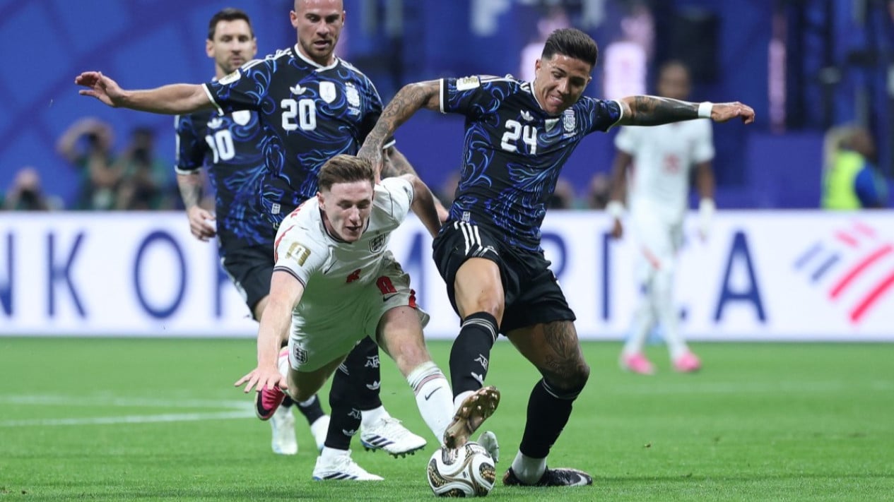 Hasil Babak Pertama Inggris x Argentina semifinal Piala Dunia 2026: gol de Sengit Tanpa, Messi Cs Mulai Bangkit
