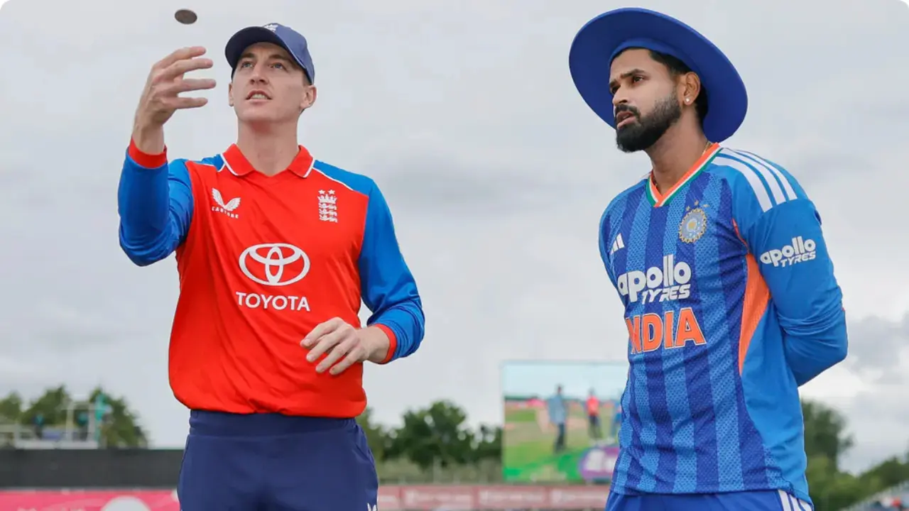 IND vs ENG 2º T20I: Shreyas Iyer vence o sorteio e decide rebater primeiro contra a Inglaterra