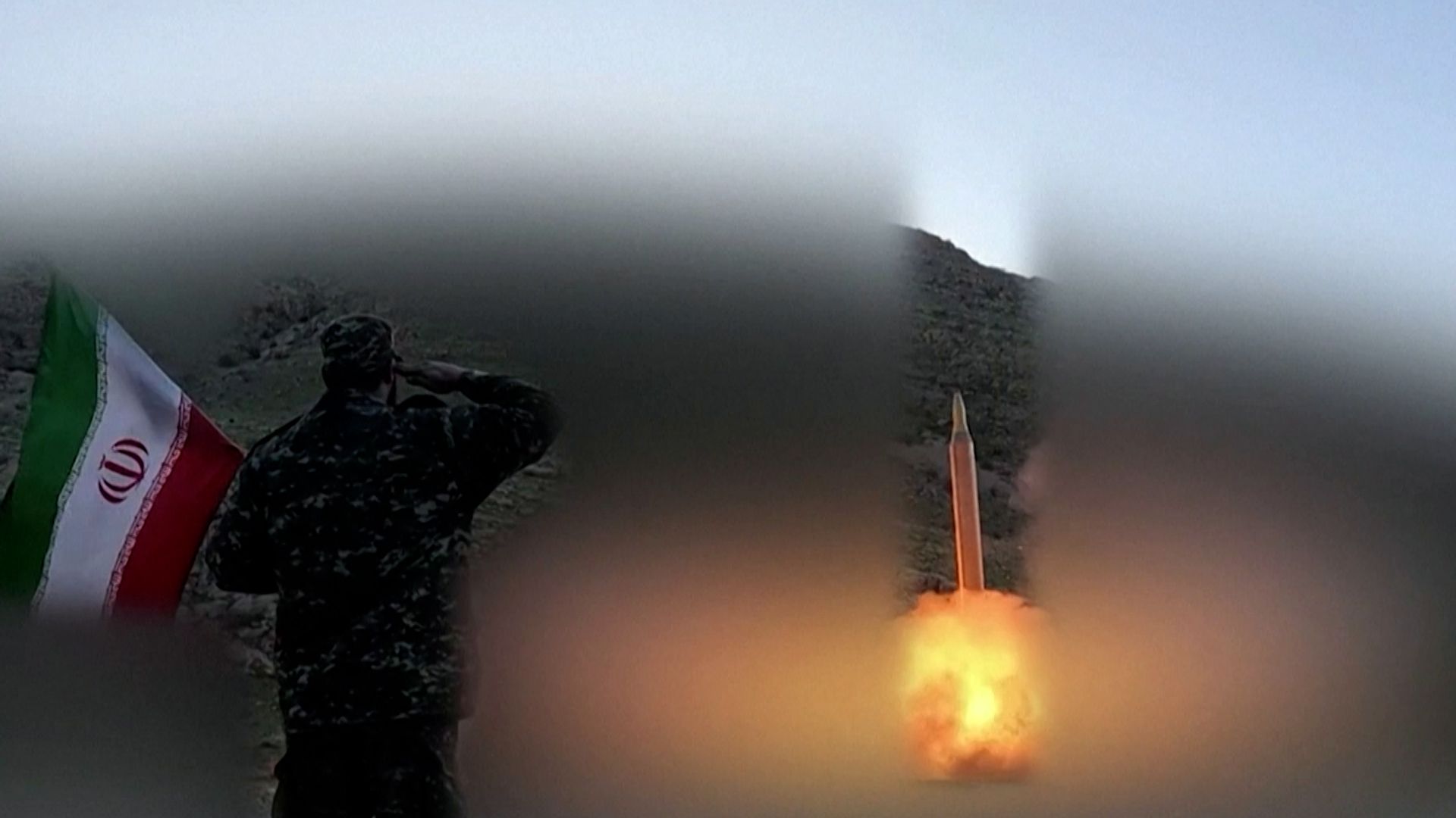 IRGC divulga vídeo de ataques retaliatórios com mísseis