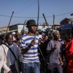 Impasse tenso em um protesto anti-imigração em uma cidade sul-africana