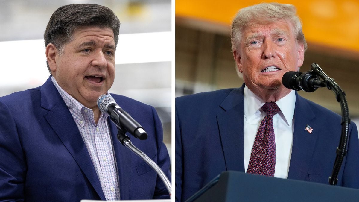 JB Pritzker mira na saúde de Trump e afirma que o presidente está 'sofrendo continuamente de demência'