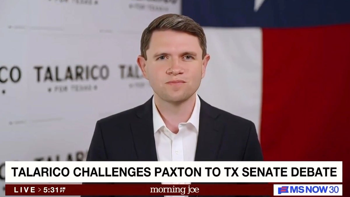 James Talarico desafia o 'político fantoche' Ken Paxton para três debates na TV: 'Prove Me Wrong'