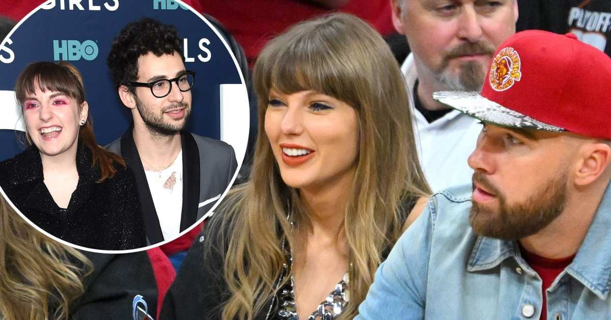 GettyImages-633607398 Jack Antonoff Lena Dunham participa do jantar de ensaio de Taylor Swift e Travis Kelcejpg