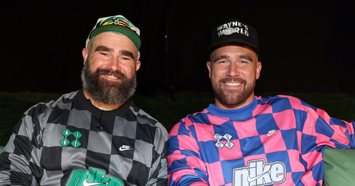 Jason Kelce diz que suas filhas eram “incríveis” como as floristas de Taylor Swift e Travis Kelce