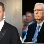 Mitch McConnell fotografado em um centro de reabilitação em julho de 2026