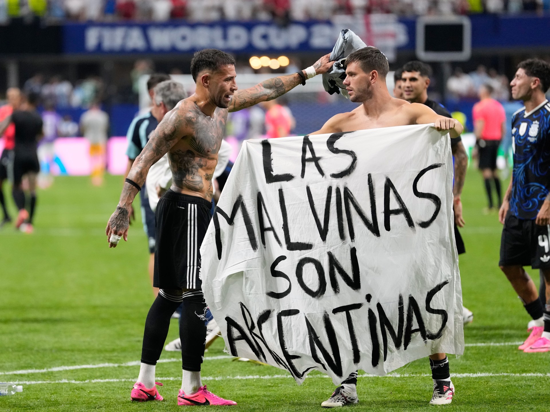 Etiqueta postal da Copa do Mundo de 2026