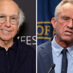 Larry David zomba de RFK Jr. dizendo 'Drop Dead, Bobby' no novo programa da HBO, que reúne o elenco de 'Curb', exceto Cheryl Hines