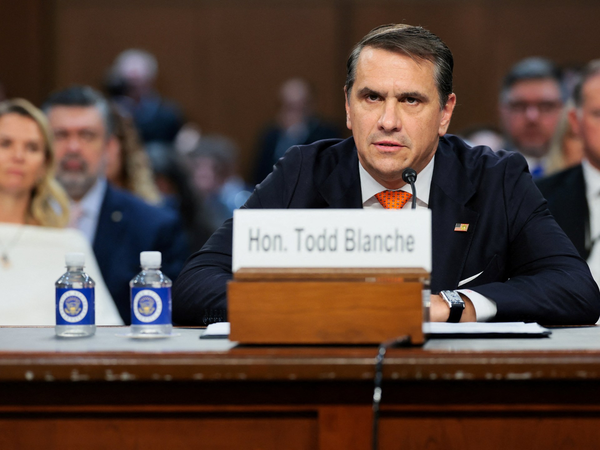 Lealdade de Todd Blanche a Trump questionada na audiência de confirmação do Senado