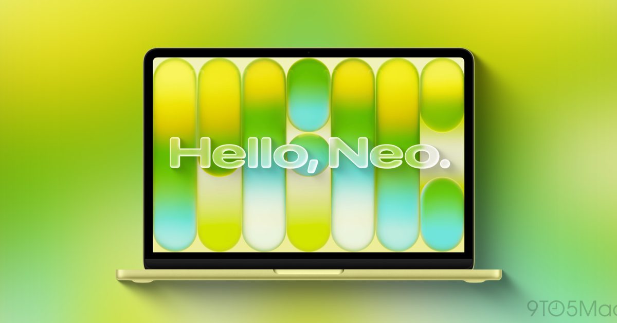 Olá, Neo MacBook Neo cítrico