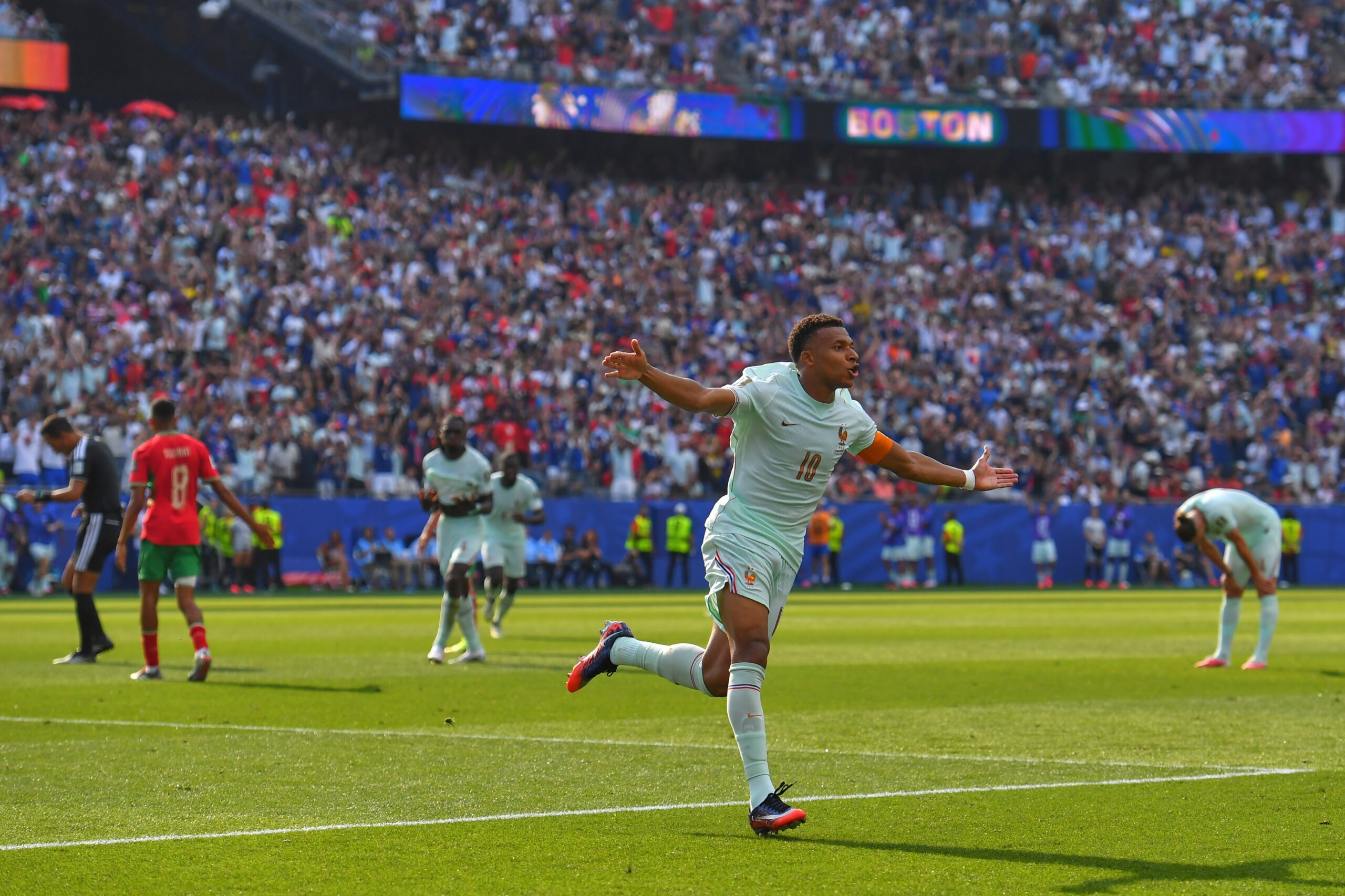 Copa do Mundo da FIFA Kylian Mbappe França x Marrocos futebol futebol