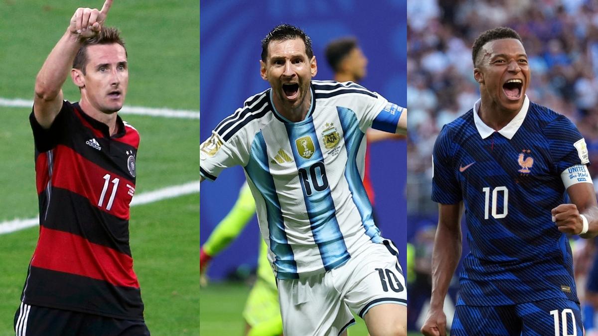 Melhores artilheiros de todos os tempos da Copa do Mundo da FIFA: lista de líderes de Messi e Mbappé