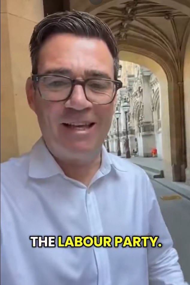 'Messias sem mandato' Andy Burnham avança em direção ao número 10: a coroação do aspirante a primeiro-ministro começa quando ele recebe 322 indicações de parlamentares trabalhistas para substituir Keir Starmer