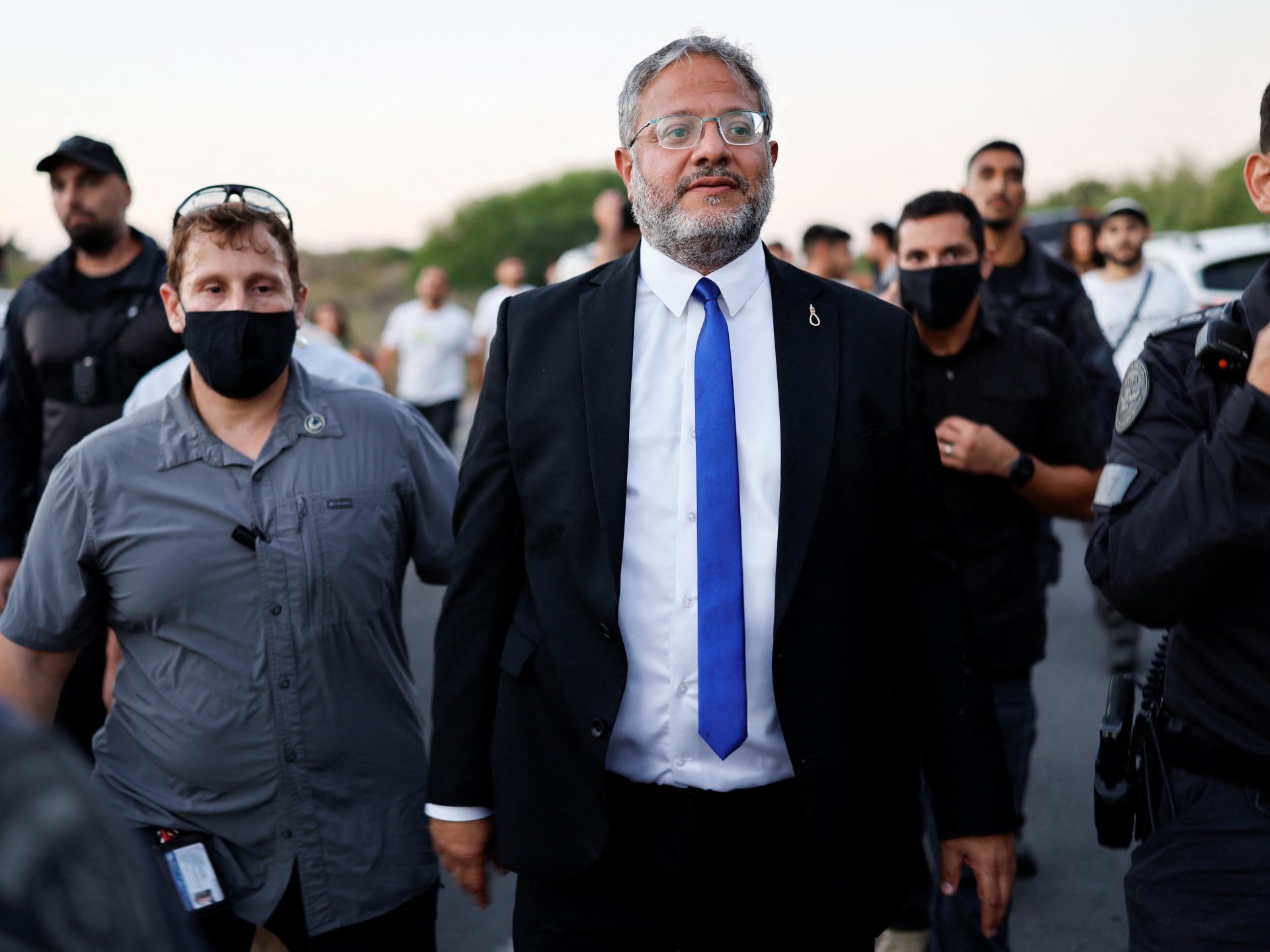 Ministros israelenses juntam-se à marcha até Gaza para exigir a devolução dos assentamentos