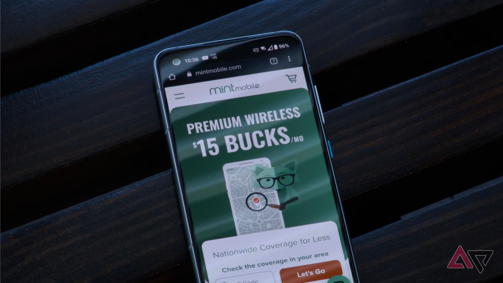 Página de inscrição do Mint Mobile