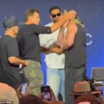 Tom Brady atacou Logan Paul em um momento surpreendente no palco do Fanatics Fest