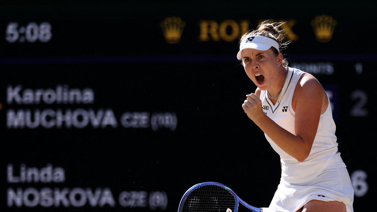 Noskova venceu o compatriota checo Muchova para vencer Wimbledon 2026 e conquistar o primeiro título de Grand Slam