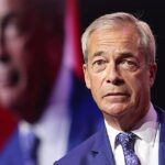 O líder reformista do Reino Unido, Nigel Farage, falou na conferência CPAC GB em Londres na sexta-feira