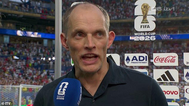 O desafiador Thomas Tuchel entra em conflito com o repórter da ITV em uma entrevista extraordinária enquanto exige mais de sua 'sortuda' seleção da Inglaterra após a vitória na Copa do Mundo sobre a Noruega