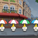 Pessoal do minigame de bolo Pompadour em Rhythm Heaven Groove