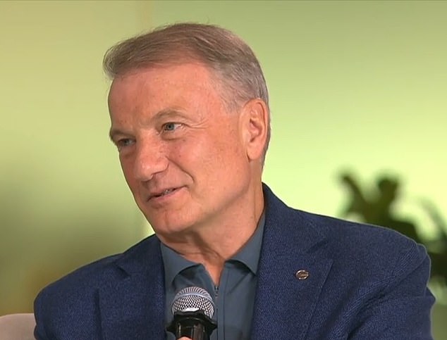 German Gref, que dirige o Sberbank, controlado pelo Estado, disse que os russos estão profundamente preocupados com o agravamento das condições económicas do país.