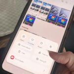 Um Samsung Galaxy S25+ mostrando a tela de configuração do álbum privado