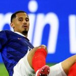 O zagueiro do Arsenal, Saliba, foi afastado dos gramados por 'período prolongado' devido a uma lesão nas costas