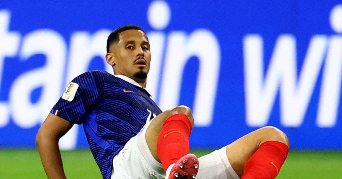 O zagueiro do Arsenal, Saliba, foi afastado dos gramados por 'período prolongado' devido a uma lesão nas costas