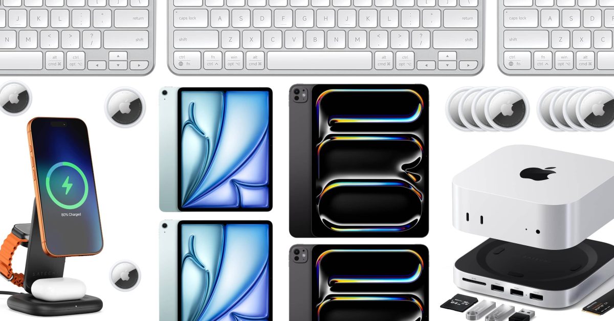 Ofertas: AirTag 2, M4 iPad Air com desconto de $ 350, Magic Keyboard a partir de $ 80, equipamento Satechi Mac mini e iPhone, mais