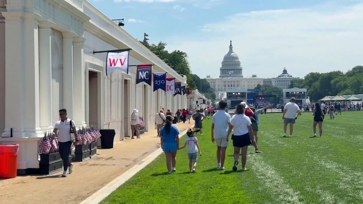 Onda de calor força Washington, DC a alterar as festividades de 4 de julho