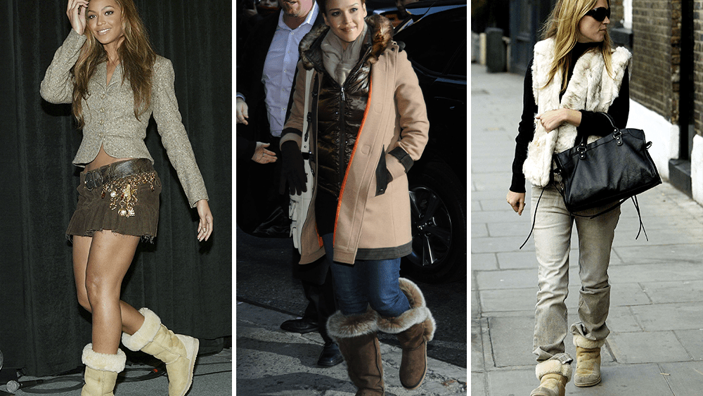 Chinelos Ugg favoritos das celebridades: Anne Hathaway, Emily Blunt, Beyoncé